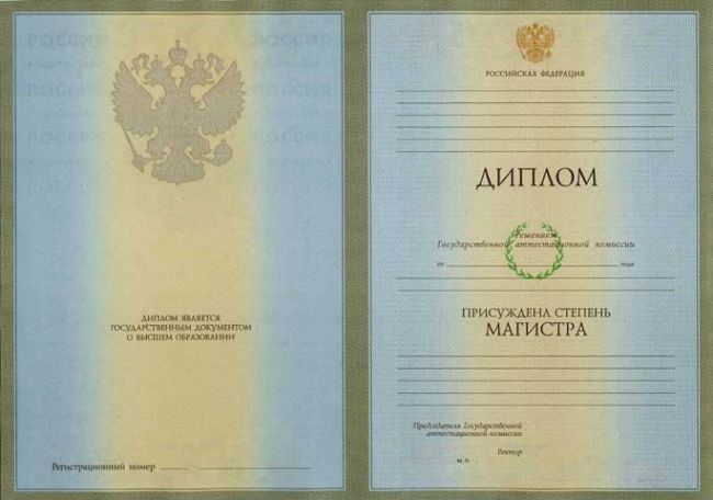 Диплом магистра 2004-2008