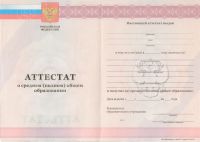 Аттестат 11 классов 2009-2013 (Спецбланк)